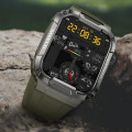 Miniatyrbild 5 av 6: Ny Robust Smart Watch Herr Stort batteri Musik Spela Fitness Tracker Bluetooth Dial Call Sport Smartwatch For Herr light brown