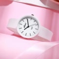 Miniatyrbild 5 av 6: WOKAI högkvalitativ dammode minimalistisk stil watch Business Sports student vattentät retroklocka 34mm women watch(.510)
