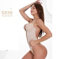 Miniatyrbild 3 av 6: Sexig helkroppsdräkt Djup V-hals Kroppsformare Rygglös låg midja stringtrosa Damer Sheer Straps Push Up BHS Seamless Body Underkläder black M 34