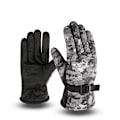 Miniatyrbild 1 av 6: Män Vintervarma handskar Cykling Vindtät Thicken Plus Velvet Justerbara handskar Halkfritt Köldskydd Skidklättring Vandringshandskar Camouflage Grey One Size
