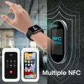 Miniatyrbild 5 av 6: Smart Watch Series 8 W58 W59 W38 W28 Pro Smartwatch Dam Herr NFC Vattentät BT Call Heartrate Monitor IWO För Apple Android WHSs add SVN W38Pro