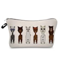 Miniatyrbild 1 av 6: Sminkväska Värmeöverföring Härlig kosmetisk väska med print Liten toalettväska för damer och flickor Presenter Högkvalitativt case 307-18 Alpaca Bag