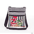 Miniatyrbild 1 av 6: Miyahouse Casual Liten Dubbel Dragkedja Messenger Bag Kvinnor Tecknad Uggla Printed Flap Bag Axelväska Damer 4382c