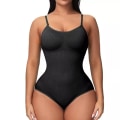 Miniatyrbild 1 av 6: Body Shapewear Kvinnor Helkroppsformare Magkontroll Bantning Skida Butt Lifter Push Up Lår Smalare Magformare Korsett Black XXL