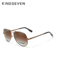 Miniatyrbild 1 av 6: KINGSEVEN Brand Herr Solglasögon i aluminium 2022 Nya Polariserad UV400 Spegel Solglasögon för män Kvinnor För Herr Oculos de sol 7735 Brown Gradient Brown