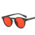 Miniatyrbild 1 av 6: Robert Downey Solglasögon Acetat Retro klassiska runda Solglasögon unisex Sommarmode Vintage Glasögon Röd gul blå lila C03 Other