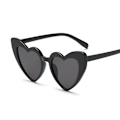Miniatyrbild 1 av 6: Hjärta Märke Designer Solglasögon Kvinna Lyxiga Plast Solglasögon Klassiska Retro utomhusglasögon Oculos De Sol Gafas BlackGray