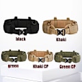 Miniatyrbild 5 av 6: Arméstil stridsbälten Quick Release Taktiskt bälte Mode Män Canvas Midjeband Utomhus Jakt Kamouflage Midjerem 2021 Nytt Khaki CP 125cm