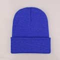 Miniatyrbild 1 av 6: Mössa Vinter för Kvinnor Män Pojkar Flickor Virkad Skullies Hatt Enfärgad Unisex Höststickad Mössa Cap Vilda Tillbehör blue Head 45-60cm