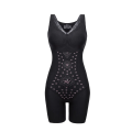 Miniatyrbild 1 av 6: Helkroppsformare Waist trainer Shapewear Body Slimming Modellering Öppen byst Korsett Underkläder Återställningsslida Stor Stor M-4XL Black 4XL
