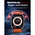 Miniatyrbild 3 av 6: ZD8 Ultra MAX Plus Smart Watch Series 8 Kompass 49mm Titanium Legering Bluetooth Call NFC ECG IP68 Vattentät Smartwatch Herr Gold Alpine S