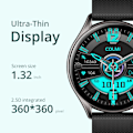 Miniatyrbild 3 av 6: COLMI i20 Smart Watch Herr 1,32 tum 360*360 skärm Bluetooth Ring Puls Sömn Fitness Tracker Smartwatch Dam Pink