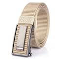 Miniatyrbild 1 av 6: Nytt mode herrbälte Toppkvalitet Bekväma nylon för män Metall Automatiskt spänne Ung Canvas Taktisk designerbälte Khaki Belt B 120cm Adjustable