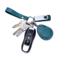 Miniatyrbild 5 av 6: Hållare för åtkomstkort i äkta läder Nyckelring Nyckelring Dörrlås åtkomstetiketter ID- case Nyckelring åtkomstkortväska Nyckelbricka style 1-green