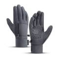 Miniatyrbild 2 av 6: Vinterhandskar Vattentät thermal pekskärm Vindtäta varma handskar Löpsport Fotvandring Skidhandskar med liten blixtlåsficka Black L