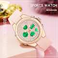 Miniatyrbild 3 av 6: Lyx Rose Gold Damer Män Digitala klockor Mode rostfritt stål LED Elektronisk armbandsur Vattentät sportklocka reloj mujer black 1