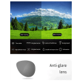 Miniatyrbild 5 av 6: VIVIBEE Rimless Flip Up Clip On Solglasögon Män Kör UV400 Polariserad Spegel Röd Lins Fiske Stor storlek Fancy Design Glasögon 3 Photochromic With Plastic Case