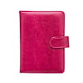Miniatyrbild 1 av 6: Mode Kvinnor Män Case Multifunktions PU-läder Haspplånböcker Affärsresor Cover Kontantmyntplånböcker Rose Red