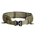 Miniatyrbild 1 av 6: Arméstil stridsbälten Quick Release Taktiskt bälte Mode Män Canvas Midjeband Utomhus Jakt Kamouflage Midjerem 2021 Nytt Military green 125cm