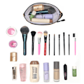 Miniatyrbild 6 av 6: Anpassat namn Blomma Brev Kosmetikväska Bachelorette Party Neceser Makeup Väskor Dragkedja Toalettartiklar Organizer Brudtärna Presenter D4BaleH