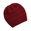 Miniatyrbild 1 av 6: 25 Färgade Enfärgade Beanies Kvinnor Stickade Beanie Hatt Mode Höst Vinter Varma Hattar SkulliesCap För Kvinnor Burgundy