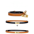 Miniatyrbild 5 av 6: Ny design ko äkta läder jeans knutna bälten för klänning Tunn dam bälte VARMT Inget spänne Joker Lady Knot Strap Mjuk kappa Party Camel 110cm