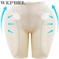 Miniatyrbild 2 av 6: WEPBEL False Ass Butt Lifter Sexig Push Up Intim Body Shaper Hip Up Trosa Vadderade trosor Underkläder Kvinnor Sömlös spetsrumpa Khaki M