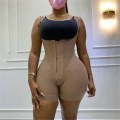 Miniatyrbild 2 av 6: Fajas Shapewear för kvinnor Krok- och ögonstängning Magkontroll Justerbar gren med öppen byst Body Lårtrimmer Korsett Kорсет style 2 without hook XL