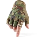 Miniatyrbild 1 av 6: Fingerlös handske Halvfingerhandskar Taktiska Militär Armévantar SWAT Airsoft Cykel Utomhusskytte Fotvandring Körning Män Nyhet CP L