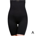 Miniatyrbild 1 av 6: Kvinnor Formande trosor med hög midja Andningsbar Body Shaper Bantning Shapewear Mage Underkläder Trosformare Black 4XL