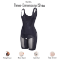 Miniatyrbild 1 av 6: Body Shapewear Full Body Shaper Waist trainer Kvinnor Slimming Slida Magen Slim Shapewear Magkontroll Shapers Faja Corset Black L