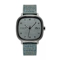 Miniatyrbild 1 av 6: Ny 4 färger Real Auto Date Watch Japan Quartz Man Timmar Finmode Äkta Läder Armband Pojkepresent Julius Box Green