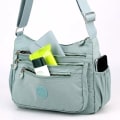 Miniatyrbild 4 av 6: Messenger Bag Causal Kvinnor Axelväska Multi Nylon Kvinna Crossbody-väskor Kvinna Crossbody Moderväska Shoudlerväska Gray 03