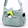 Miniatyrbild 4 av 6: Messenger Bag Causal Kvinnor Axelväska Multi Nylon Kvinna Crossbody-väskor Kvinna Crossbody Moderväska Shoudlerväska Green 01