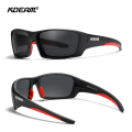 Miniatyrbild 3 av 6: KDEAM 2021 High-End Sports Goggles TR90 Polarized Solglasögon Herr Vandring Fiske Solglasögon med case C2 Zipper Box