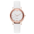 Miniatyrbild 1 av 6: 2022 Elegant Kvinnor Tunt Läderrem Rektangulära Klockor Mode Dam Quartz Armbandsklockor Kvinnor Klocka Reloj Mujer J