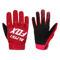 Miniatyrbild 1 av 6: Almst Fox Mountainbikehandskar för barn i åldrarna 6-12 Full Finger Säkerhetsskydd Motocross Racing Handskar Barn Moto Guantes Red XXS