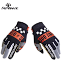 Miniatyrbild 1 av 6: Nya Andningsbara Motorcykelhandskar Hel Finger Utomhuscyklar Racing Bil Motocross Handskar Unisex Mtb Mx Dh Handskar Cykling black1 L