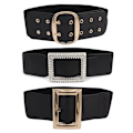 Miniatyrbild 5 av 6: 2020 Korsett Wide Pu Läder Slimming Body Bälten för kvinnor Elastiska hög midja bälten cinto sobretudo feminin ceinture femme fajas White 68-80cm