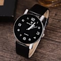 Miniatyrbild 3 av 6: Watch Dammode Läder Svart Quartz Handled Casual Damklocka Relogio Feminino Reloj Mujer 2022 green