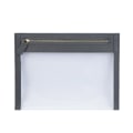 Miniatyrbild 1 av 6: Skräddarsydda bokstäver Färgglada Saffiano Läder Klar PVC Kosmetikväska Dam TPU Organizer Tvättväska 5368 S dark grey 25.5X19CM