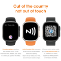 Miniatyrbild 5 av 6: KIWITIME Ultra Max Smart Watch 1:1 49mm Storlek 2.2\ BlacknStarOcean Global Version