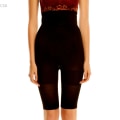 Miniatyrbild 3 av 6: MwWiiWwM Kvinnor Kroppsformare Stretch Skinny Hög midja Lift Höft Kroppsform Ben Slimma närsittande midishorts Shapewear Nude XXXL