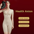 Miniatyrbild 4 av 6: Kvinnor Helkroppsformare Bantning Shapewear Waist trainer Magkontroll Postpartum Platt mage Bodysuit Butt Lifter Underkläder Black M