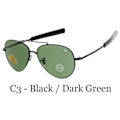 Miniatyrbild 1 av 6: Märke Herr Solglasögon Army MILITARY MacArthur Aviation Style AO Allmänt Solglasögon Amerikansk lins Optiskt glas Oculos De Sol C3
