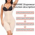 Miniatyrbild 5 av 6: Postpartum Formning buken colombiansk gördel bantning Korsett Waist trainer Platt mage För kvinnor Shapers Helkroppsformkläder Skin 98-1617 4XL