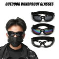 Miniatyrbild 3 av 6: Nya cykelglasögon Vindtäta utomhussportglasögon Motocrosssolglasögon Snowboardglasögon Ski Googles UV400 för män kvinnor Style1-black