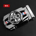 Miniatyrbild 1 av 6: Märke Bälte Man Herrbälte Högkvalitativt Läder Man Designer Mode Legering Automatiska Spänne Bälten Midjeremmar för Herr Style 8 95CM
