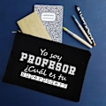 Miniatyrbild 1 av 6: Yo Soy Profesor Cual Es Tu Superpoder Spanska sminkväskor Lärare Canvas Penna Förvaringspåse Resetoalettartiklar Organizer Presenter W01322-TBBK-D