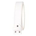 Miniatyrbild 1 av 6: Herr PU-läder Bälte utan spänne DIY Bältestillbehör 3,8cm White 115cm